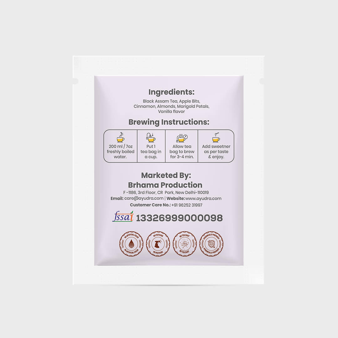 Autumn Black Apple Cinnamon Tea Sample Sachet