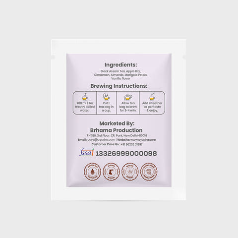 Autumn Black Apple Cinnamon Tea Sample Sachet