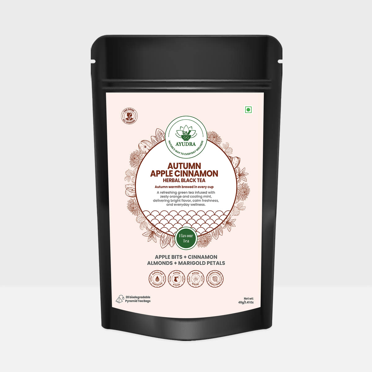 Autumn Black Apple Cinnamon Tea