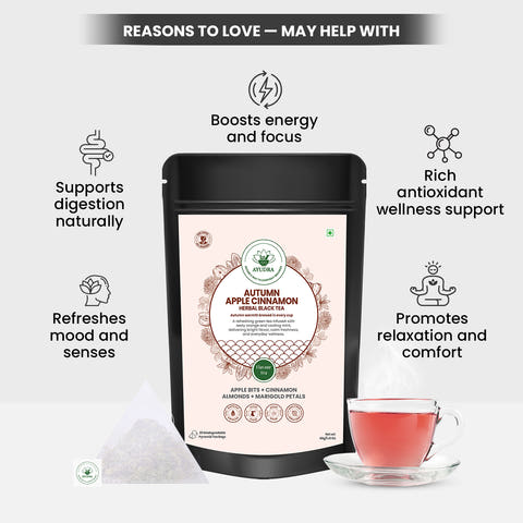 Autumn Black Apple Cinnamon Tea