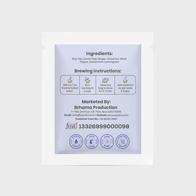 Blue Pea Spiced Tea Sample Sachet