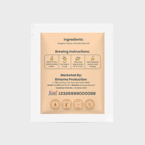 Cough & Cold Tea Sample Sachet