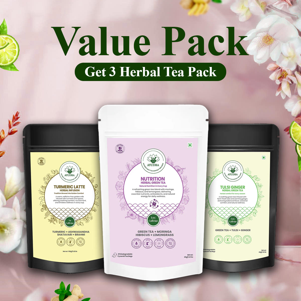 Daily Wellness Essentials Value Pack Combo