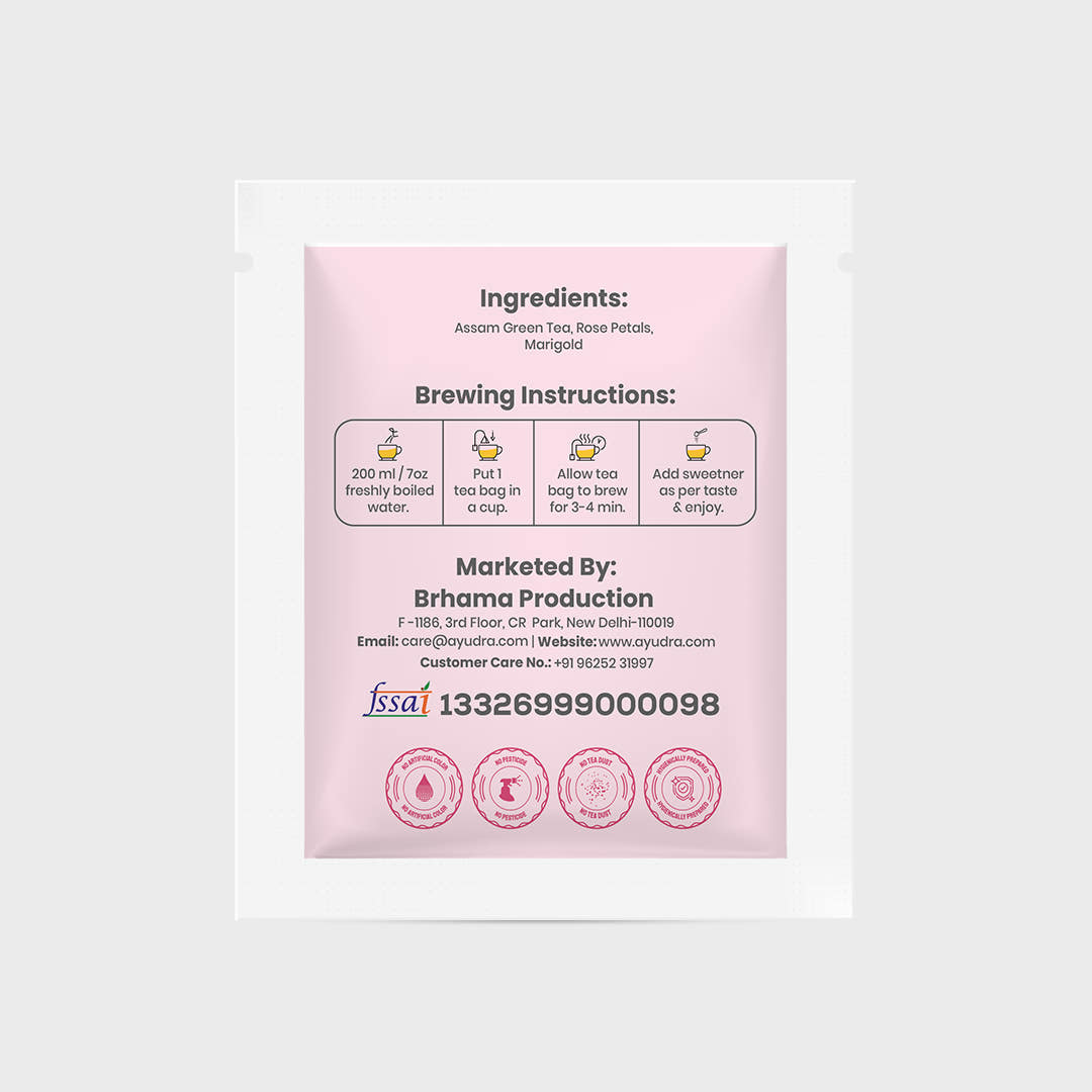 Exotic Rose Green Tea Sample Sachet