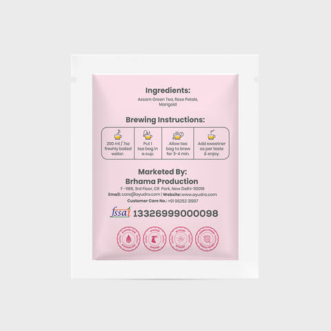 Exotic Rose Green Tea Sample Sachet