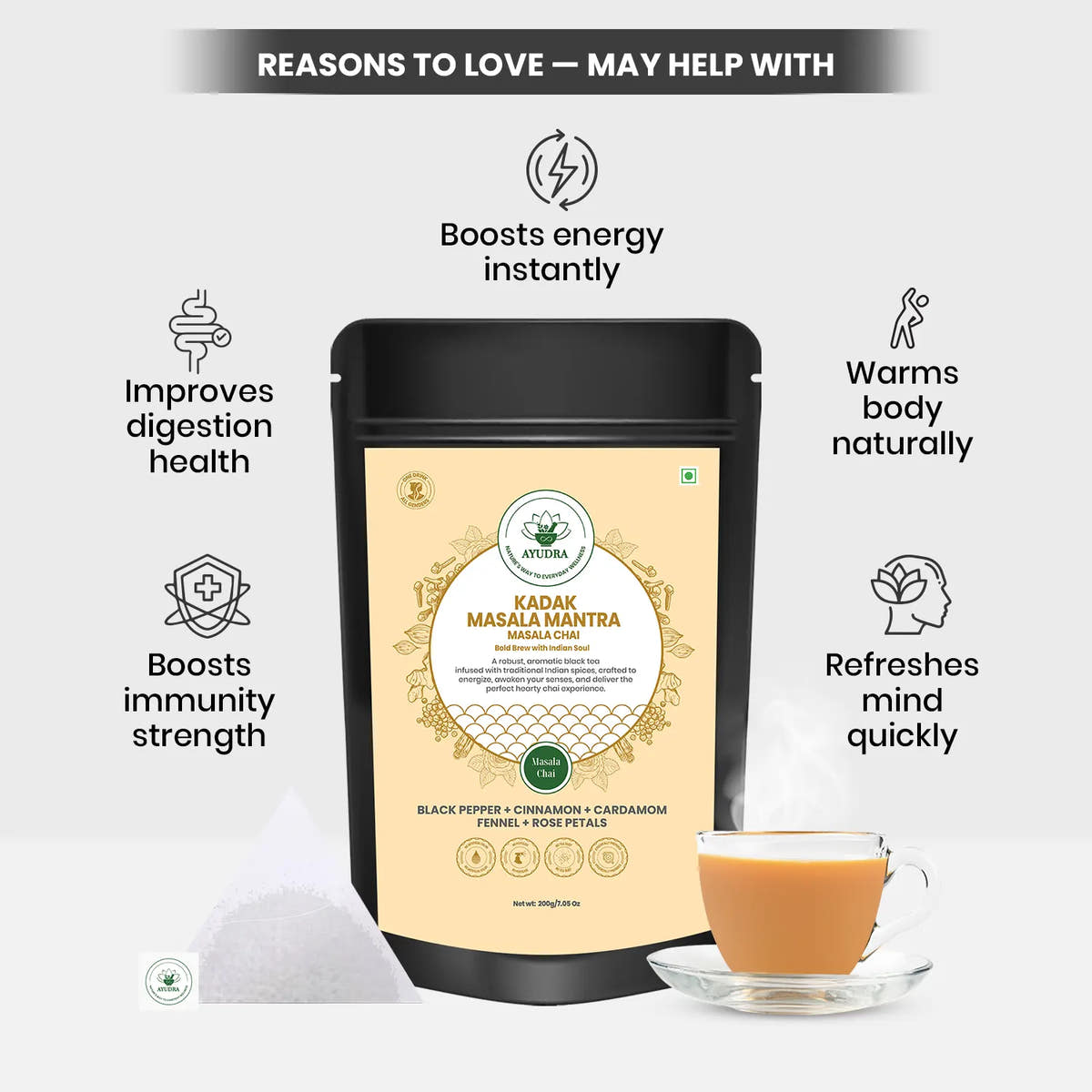 Kadak Masala Mantra Tea