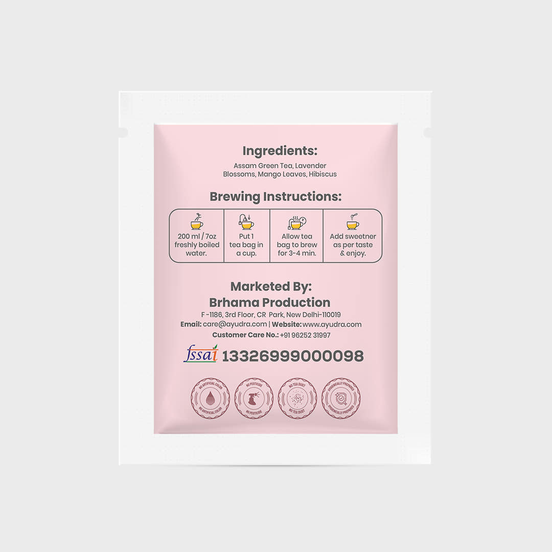 Lavender Bloom Green Tea Sample Sachet