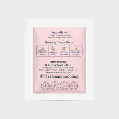 Lavender Bloom Green Tea Sample Sachet