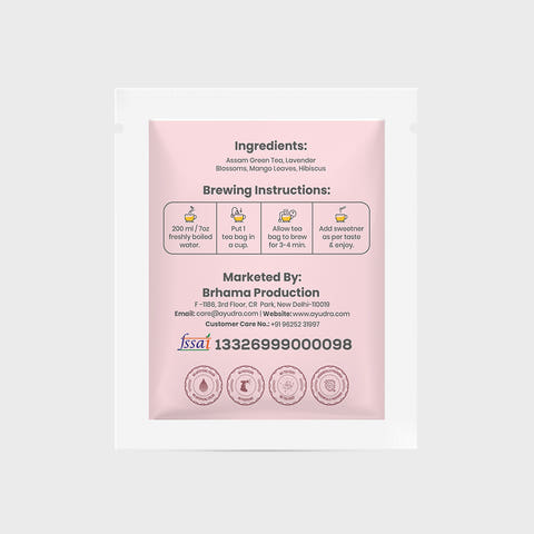 Lavender Bloom Green Tea Sample Sachet