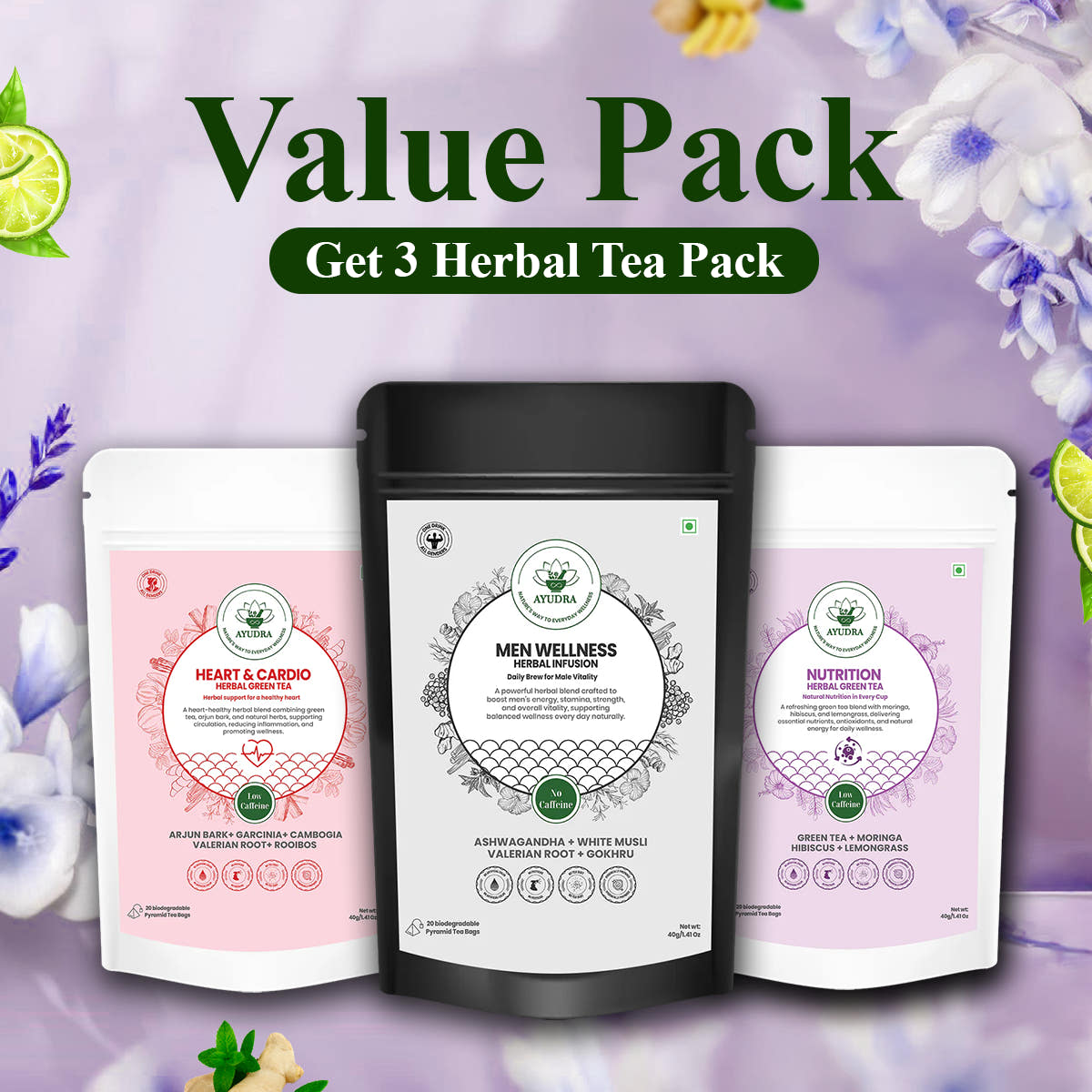 Men Vitality & Wellness Value Pack Combo