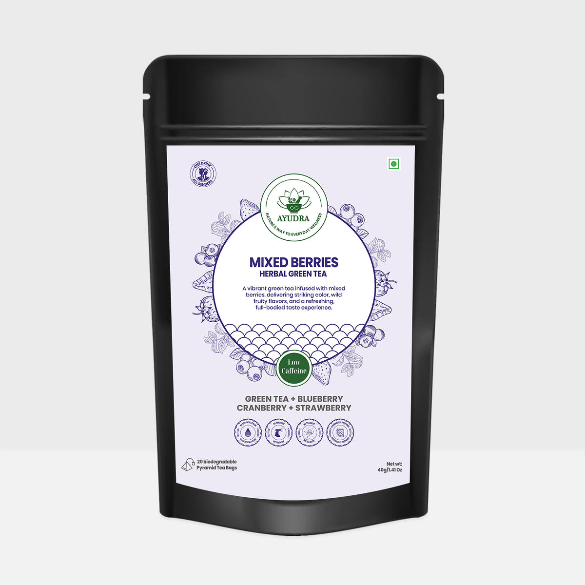 Mixed Berries Green Tea