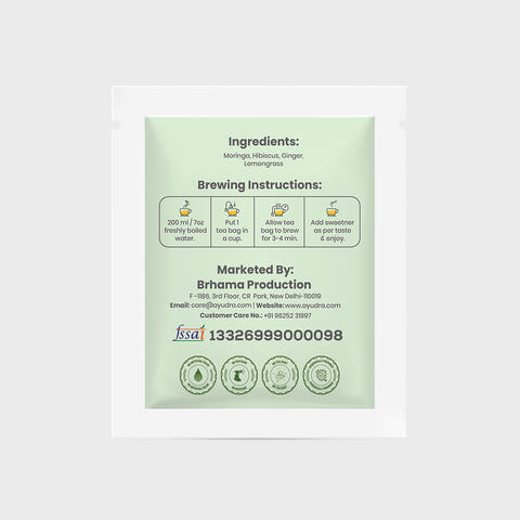 Moringa Nutrition Tisane Sample Sachet