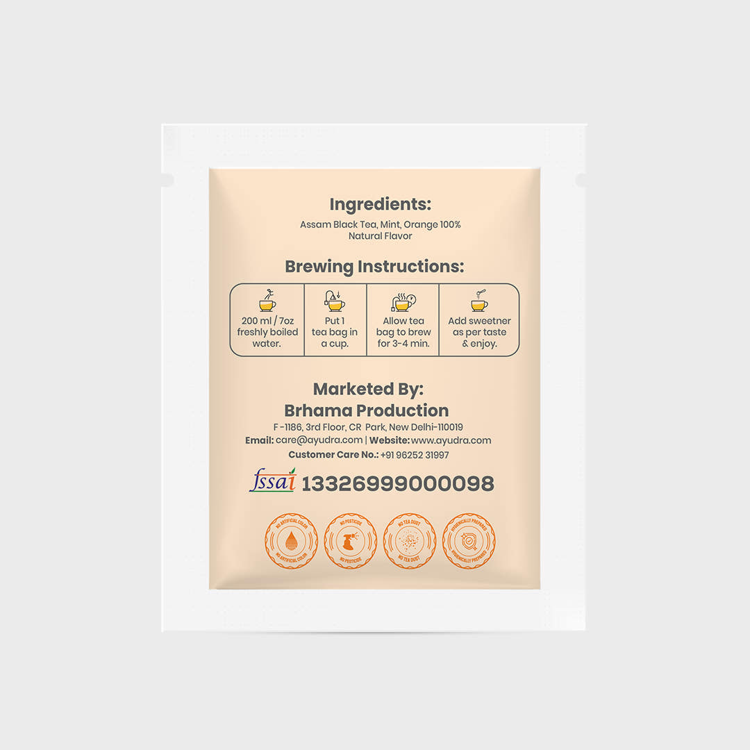 Orange & Mint Tea Sample Sachet