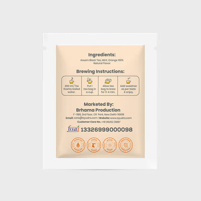 Orange & Mint Tea Sample Sachet