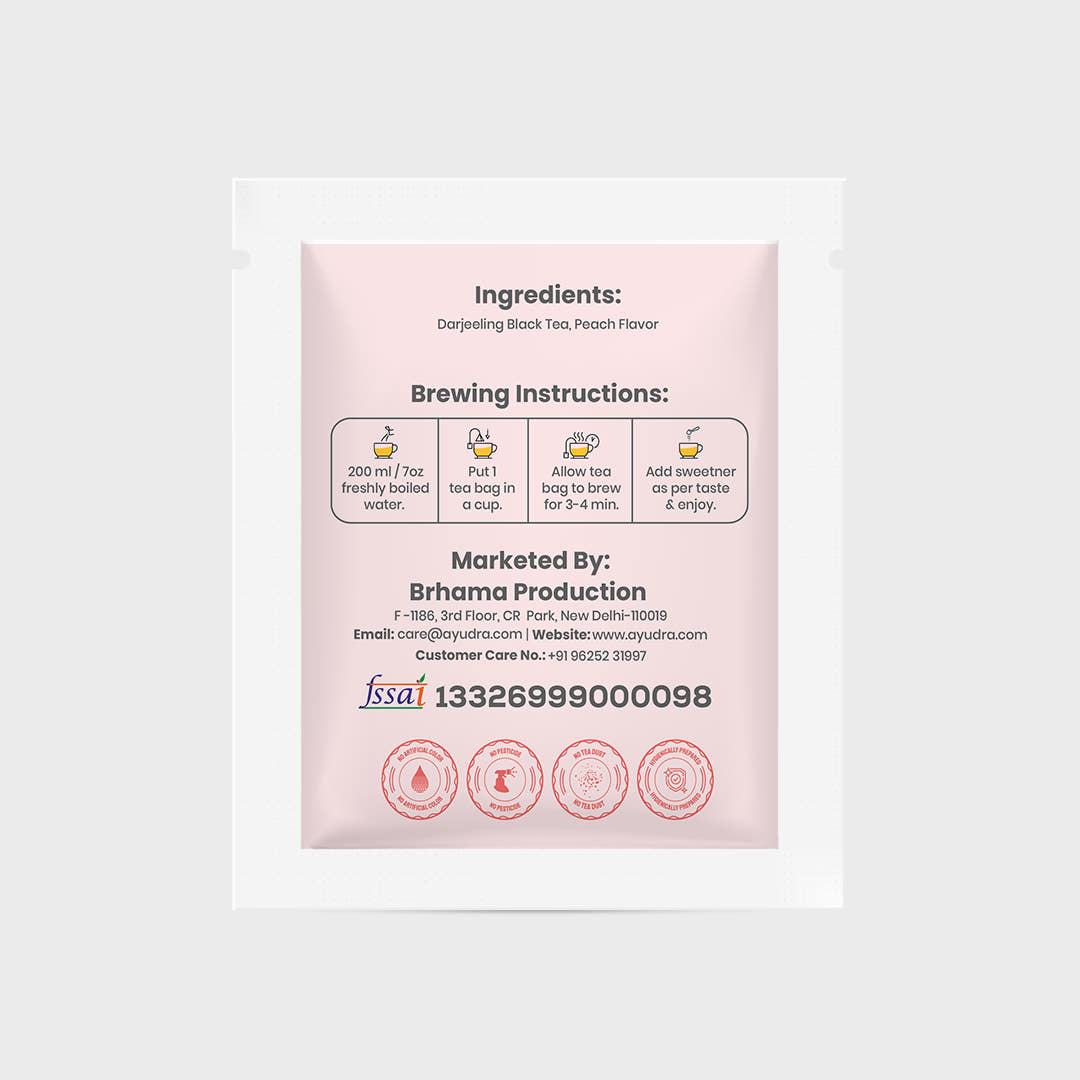 Peach Black Tea Sample Sachet