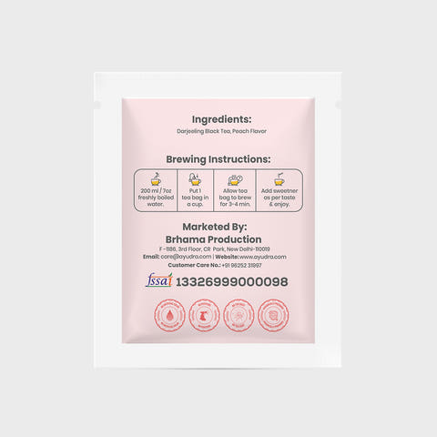 Peach Black Tea Sample Sachet