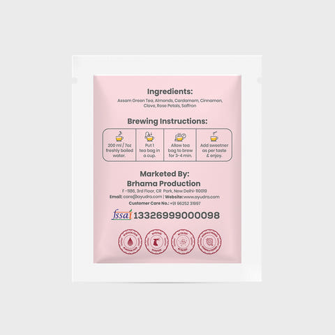 Royal Kashmiri Kahwa Tea Sample Sachet