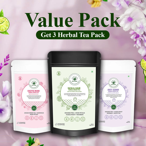 Skin, Hair & Anti-Aging Glow Value Pack Combo