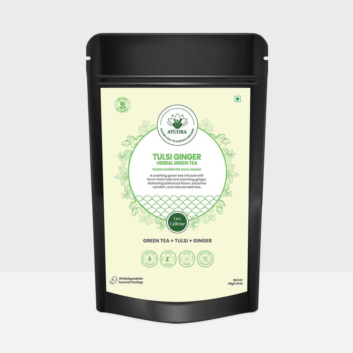 Tulsi Ginger Green Tea