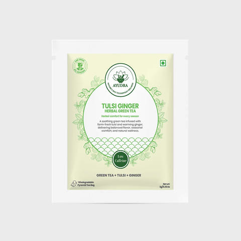 Tulsi Ginger Green Tea Sample Sachet