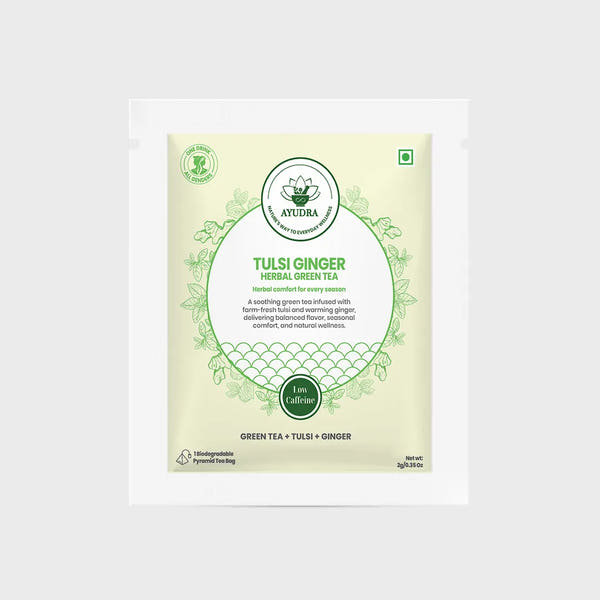 Tulsi Ginger Green Tea Sample Sachet