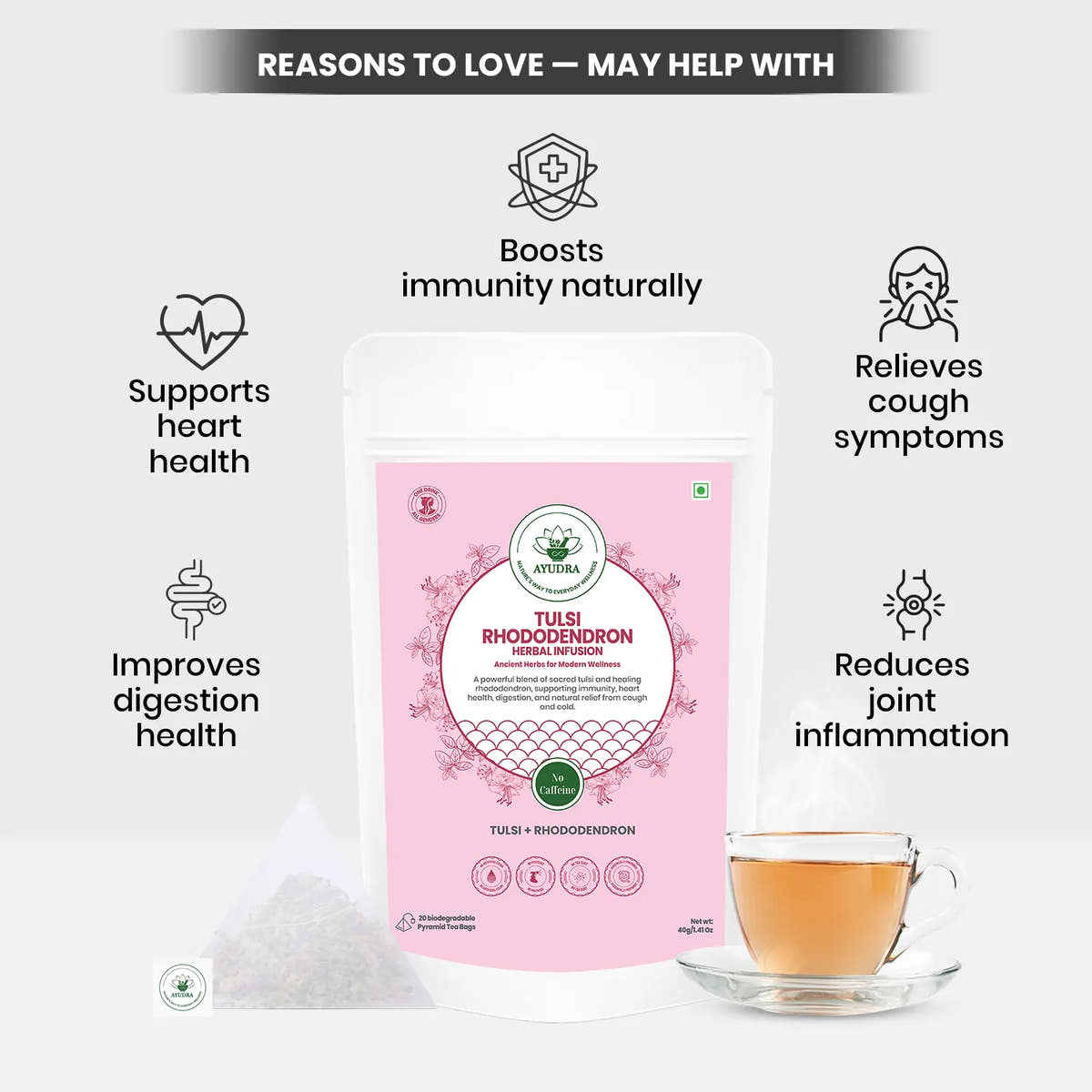 Tulsi Rhododendron Tea