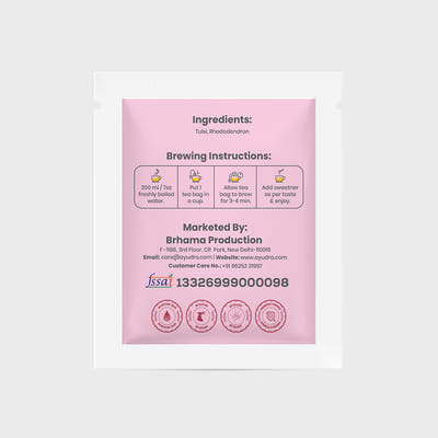 Tulsi Rhododendron Tea Sample Sachet