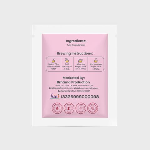 Tulsi Rhododendron Tea Sample Sachet