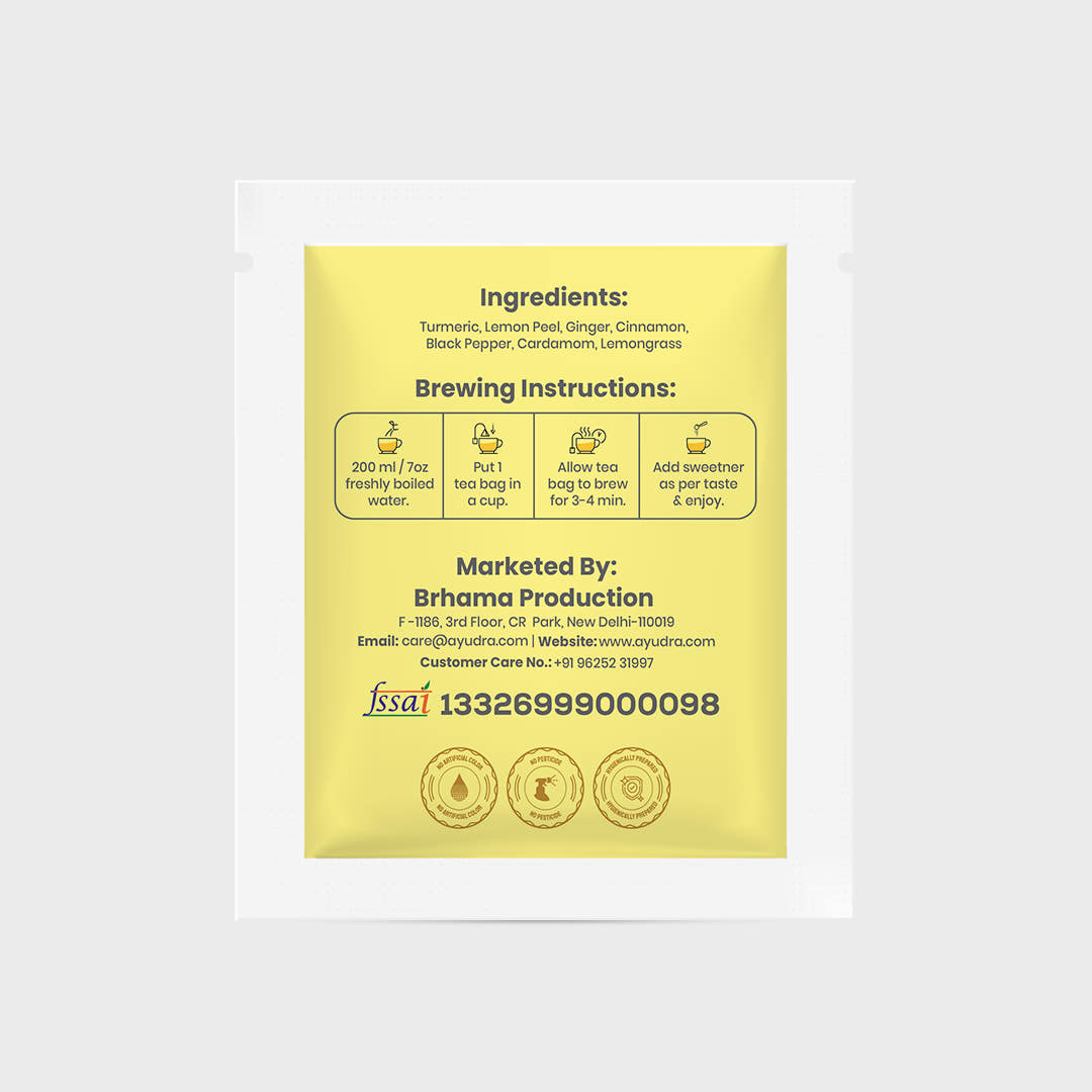 Turmeric Citrus Spice Tea Sample Sachet