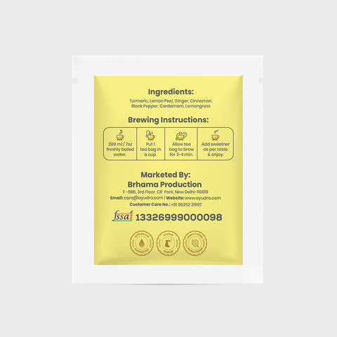 Turmeric Citrus Spice Tea Sample Sachet