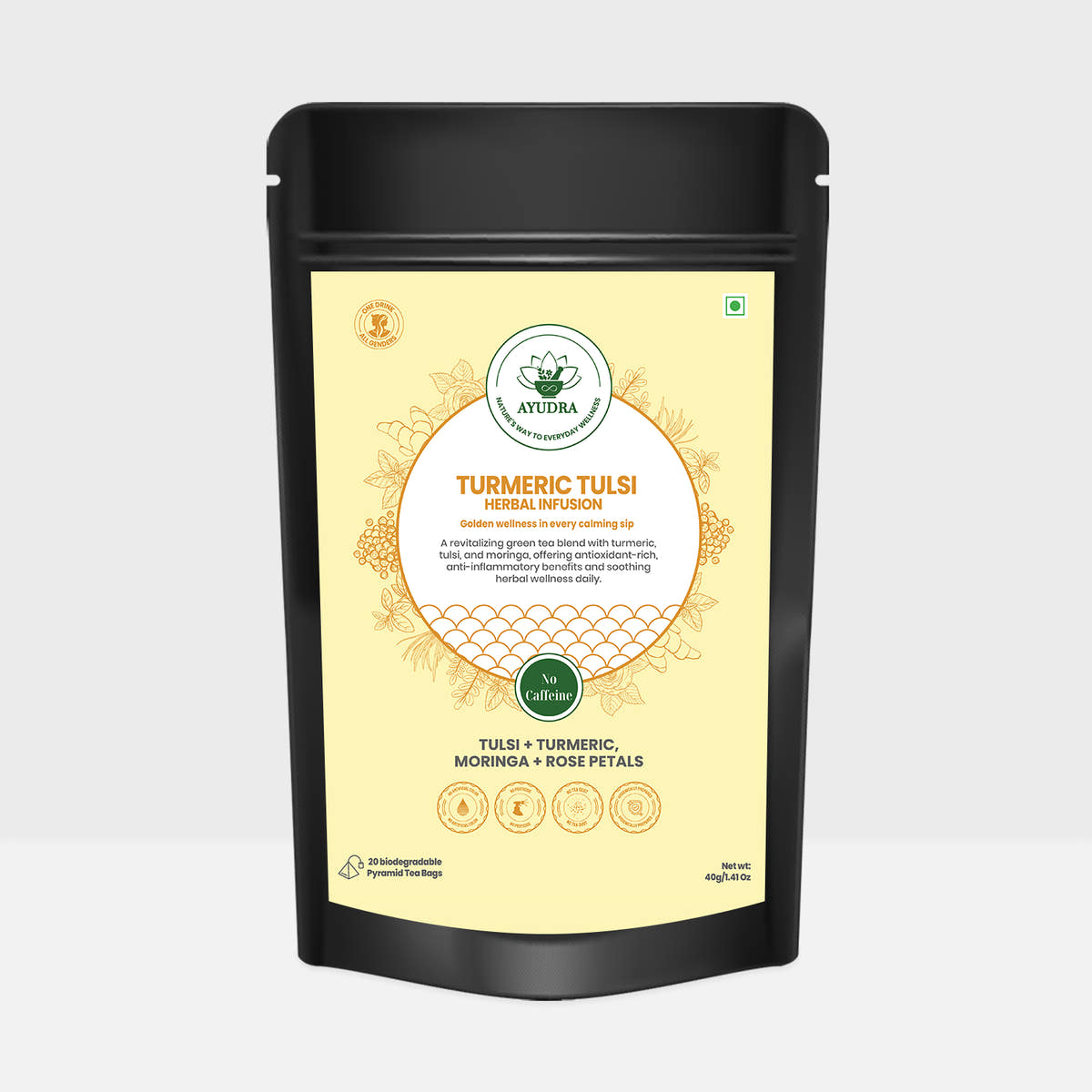 Turmeric Tulsi Green Tea