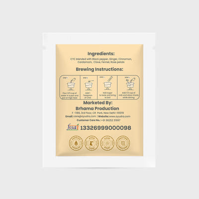 Brewing instructions and ingredients