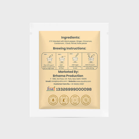 Brewing instructions and ingredients