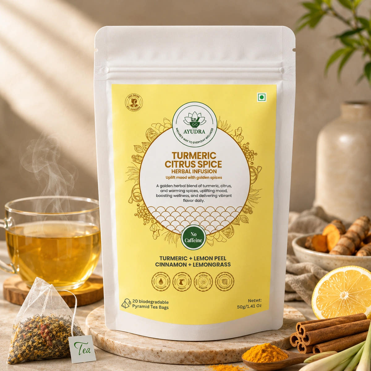 Turmeric Citrus Spice Tea